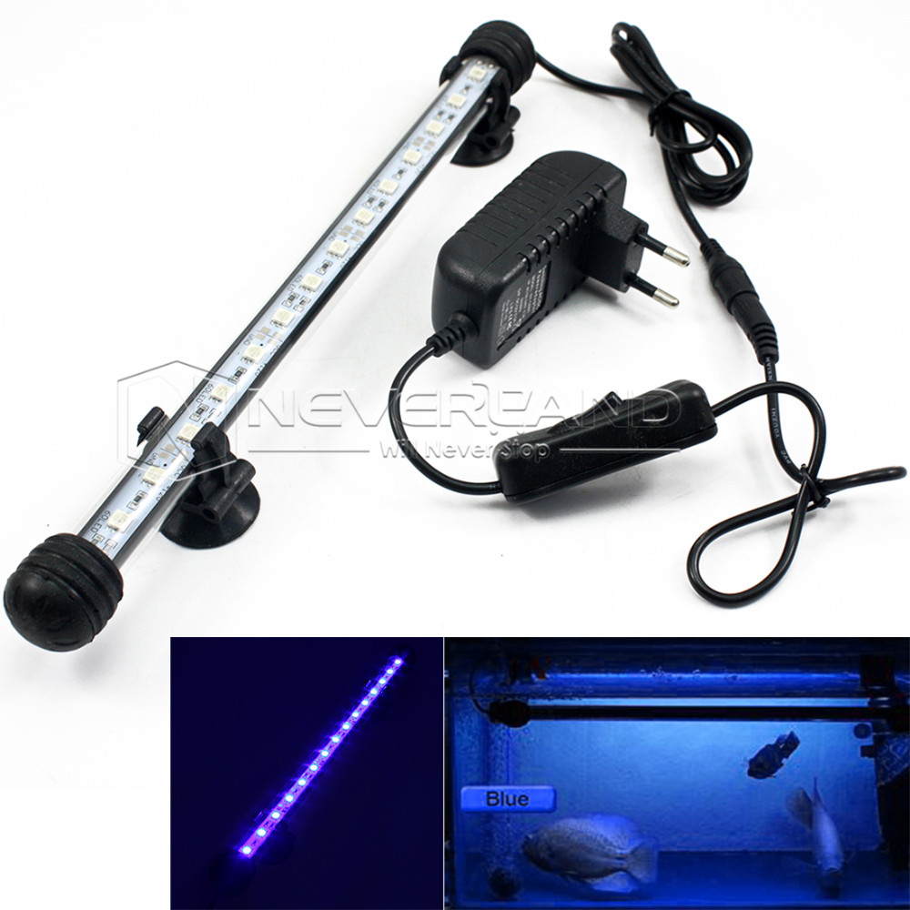 Lampu LED Strip Aquarium 38cm - White Blue Light - White/Blue